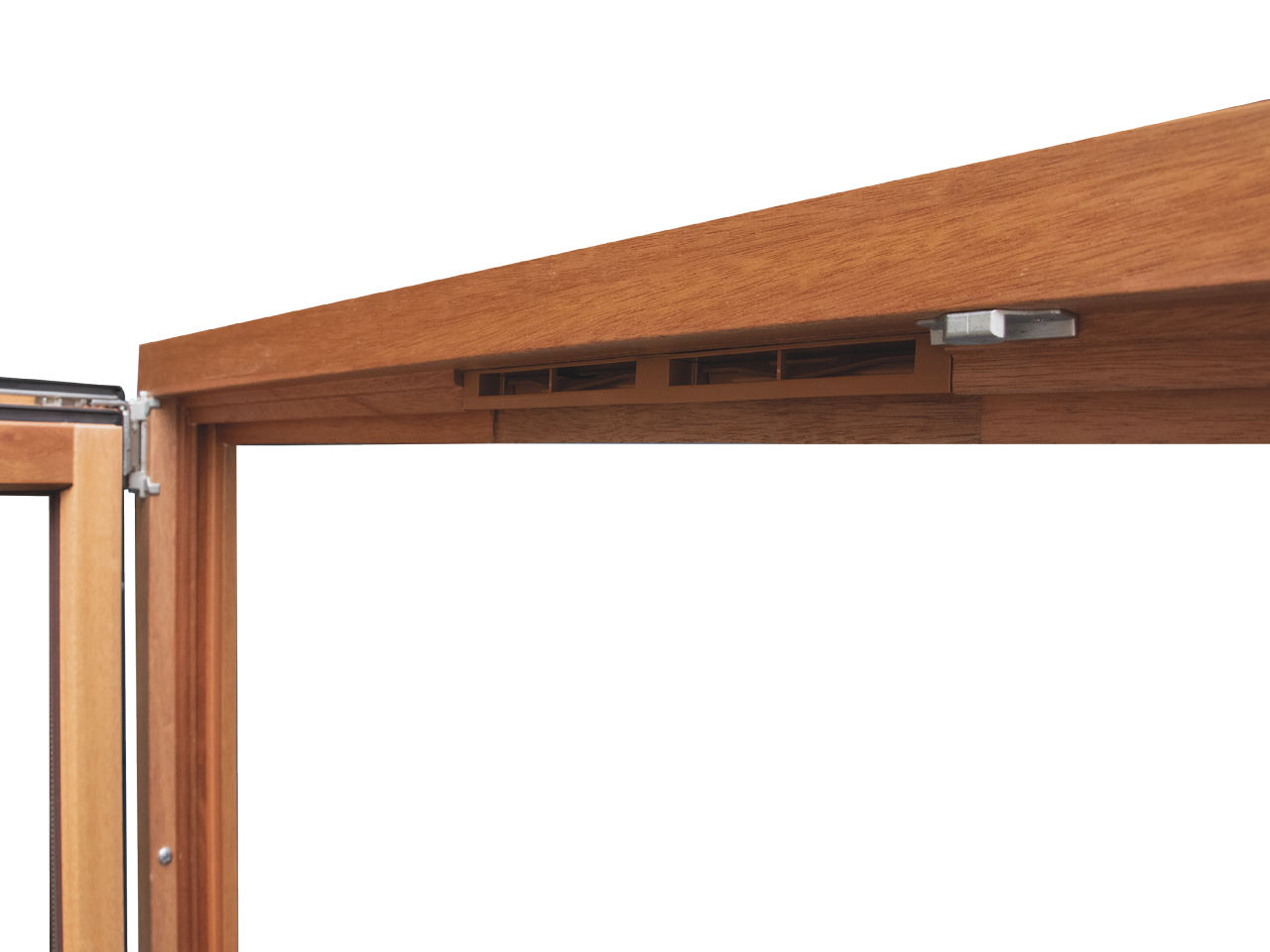 Window rebate vents FFLHmax Type 44 clay brown