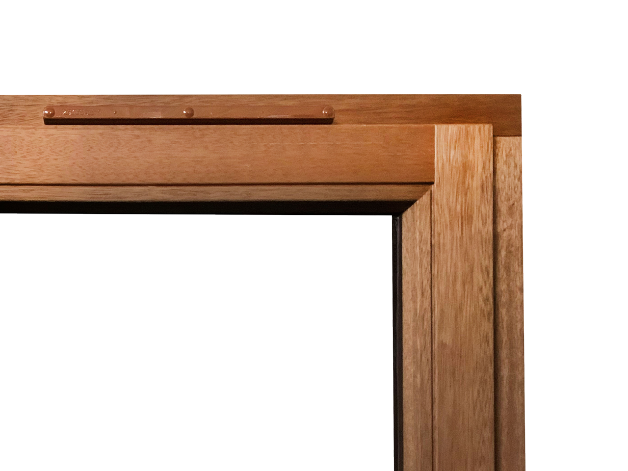 Window rebate vents FFL -uni Type 88 clay brown